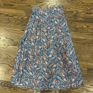 Sezane Alicia Skirt Ranch Marine - Size 36